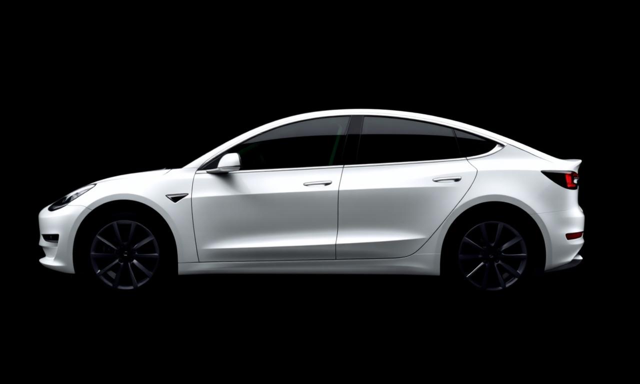 Tesla in Pearl White